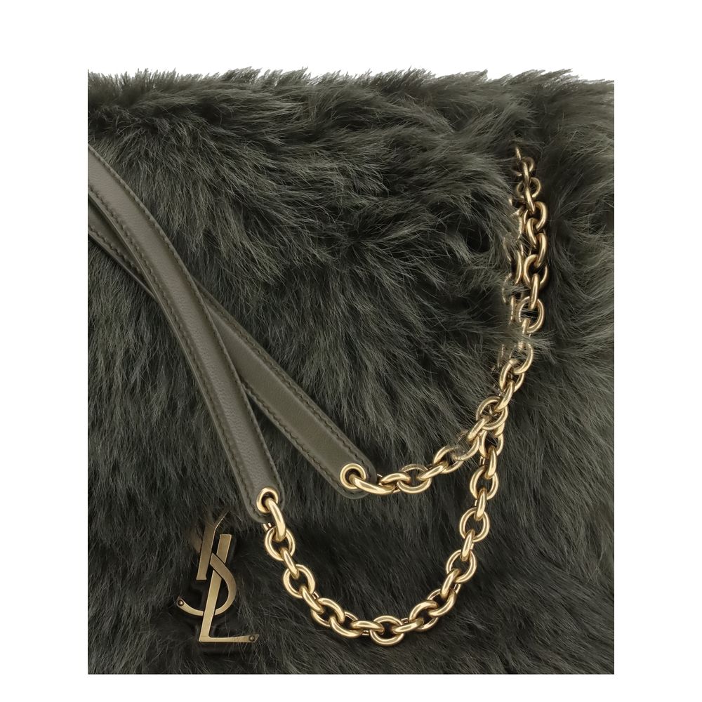 Saint Laurent Bicolor Lamb Ovis Aries Aries Shoulder Bag