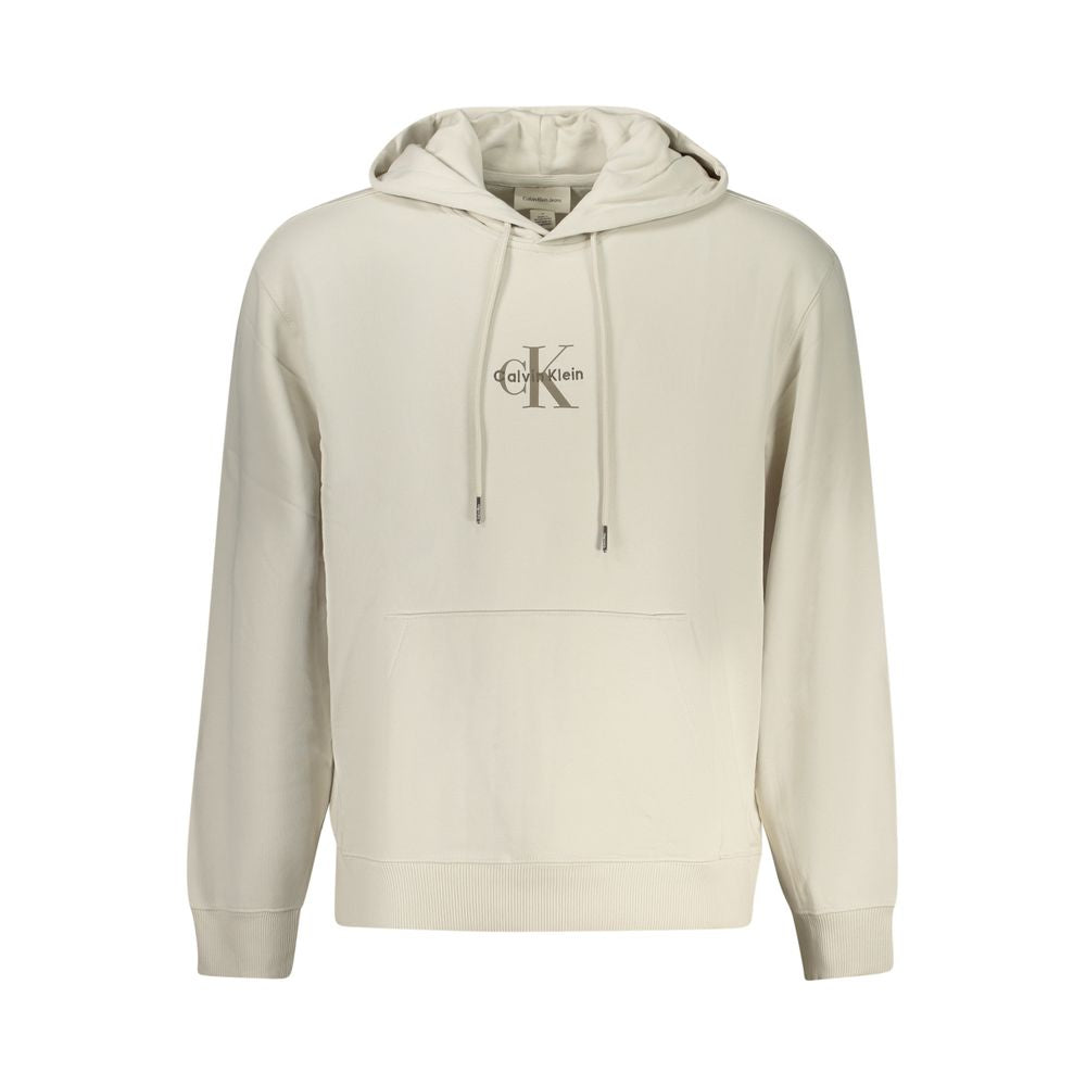 Calvin Klein Beige Cotton Men's Hoodie