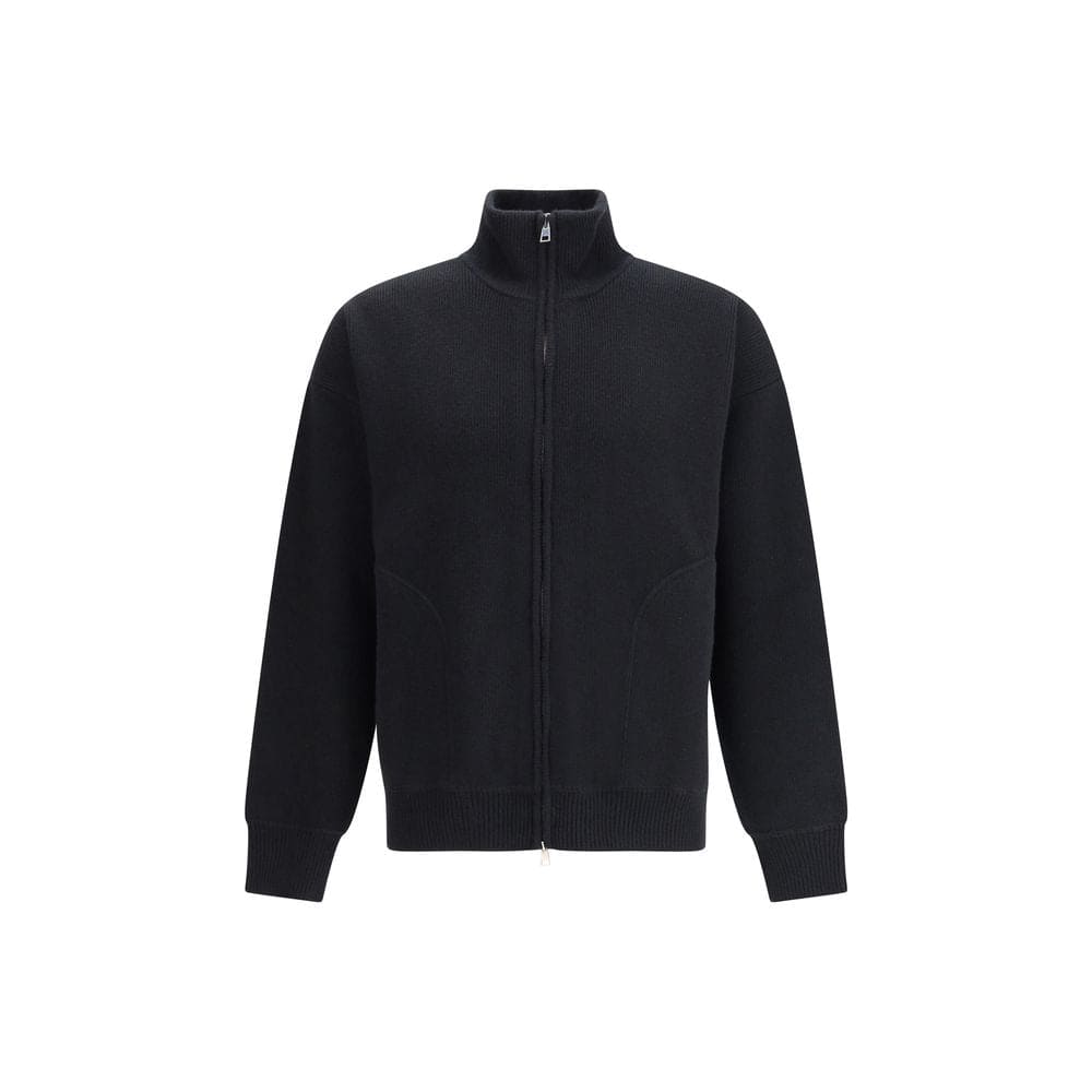 Roberto Collina Black Wool Sweatshirt