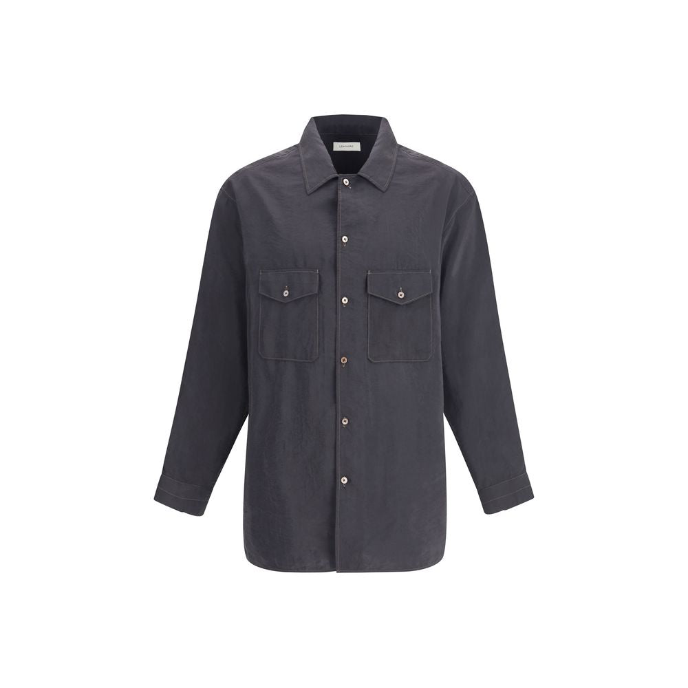 Lemaire Gray Silk Shirt