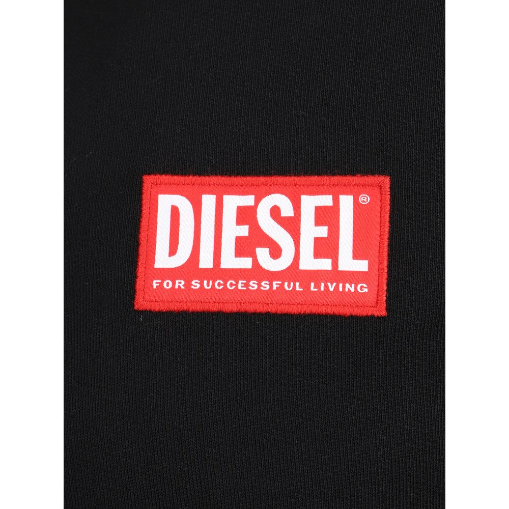 Diesel Black Cotton Sweatshirt