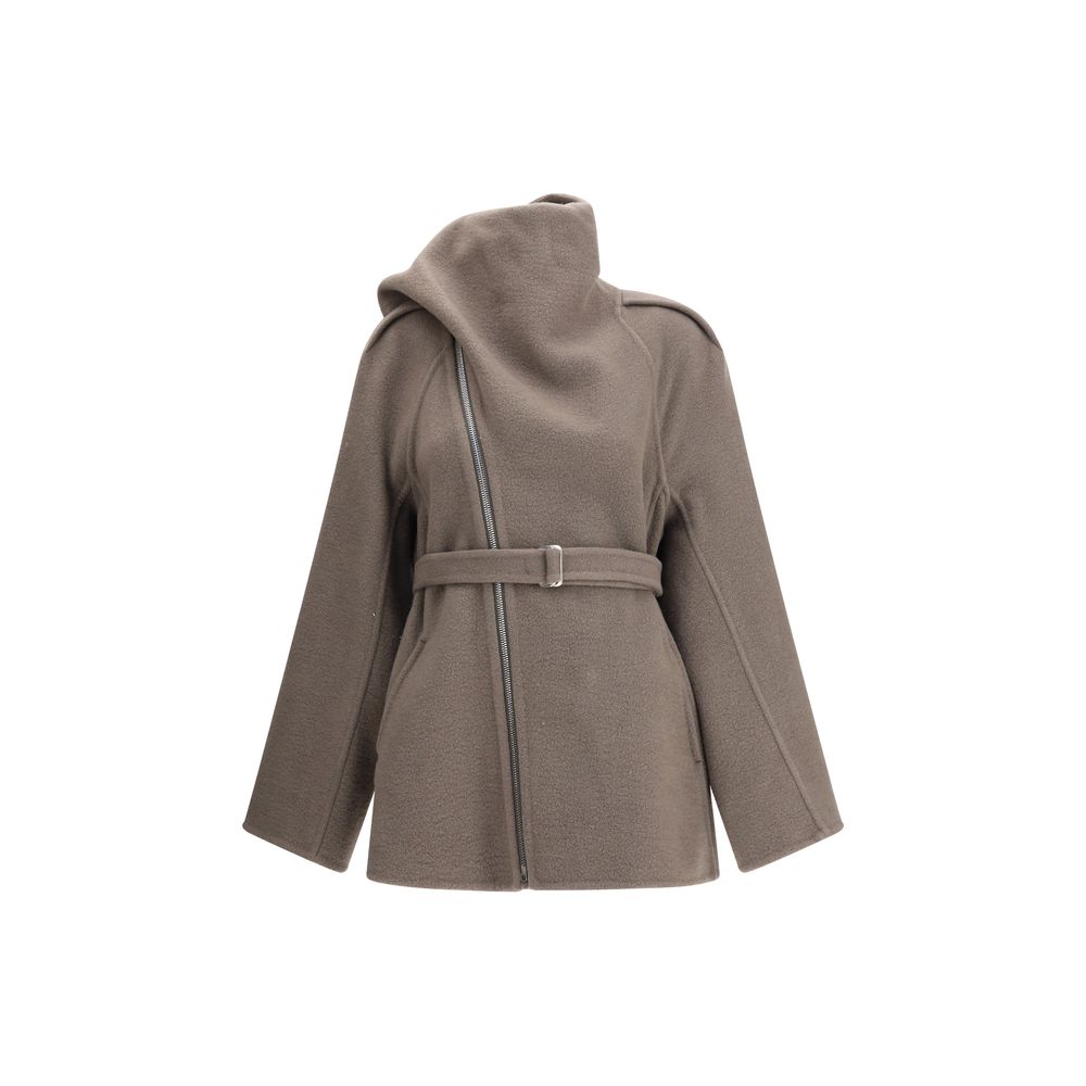 Rick Owens Brown Cashmere Coat