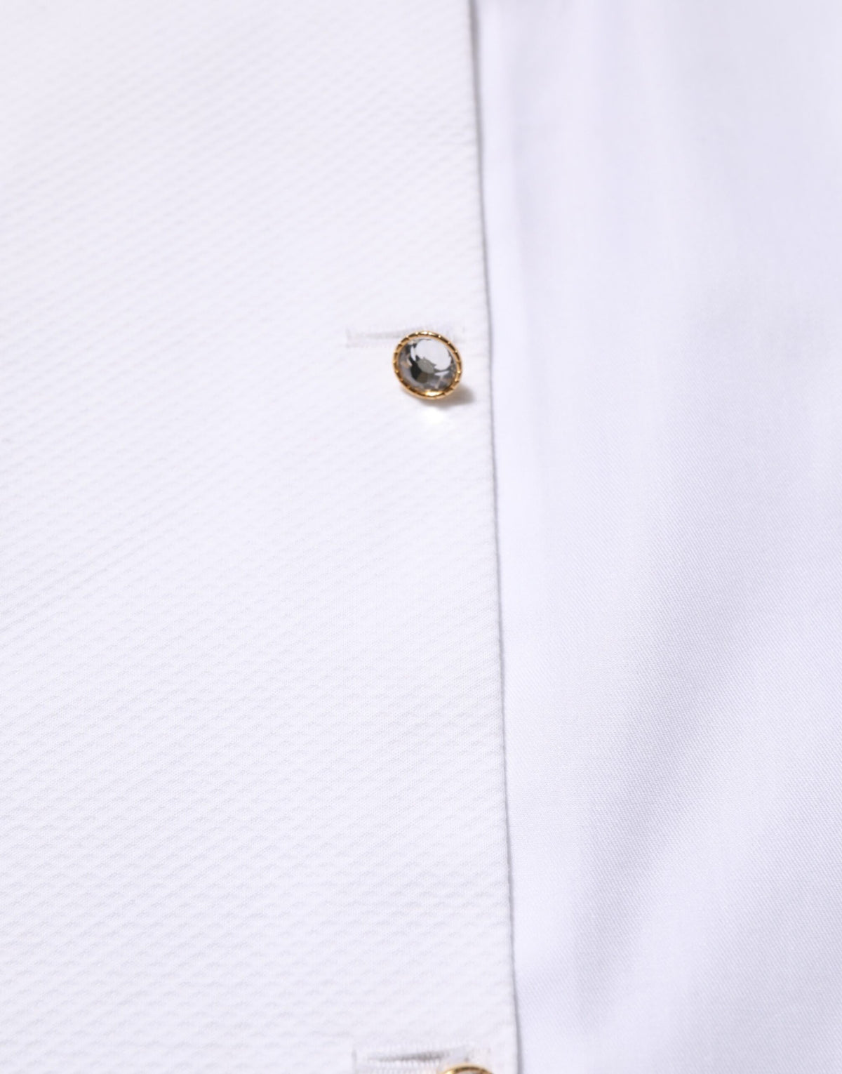 Dolce & Gabbana White Cotton Collared Bib GOLD Dress Shirt JOHNYCARRIBEAN Dolce & Gabbana White Cotton Collared Bib GOLD Dress Shirt JOHNYCARRIBEAN