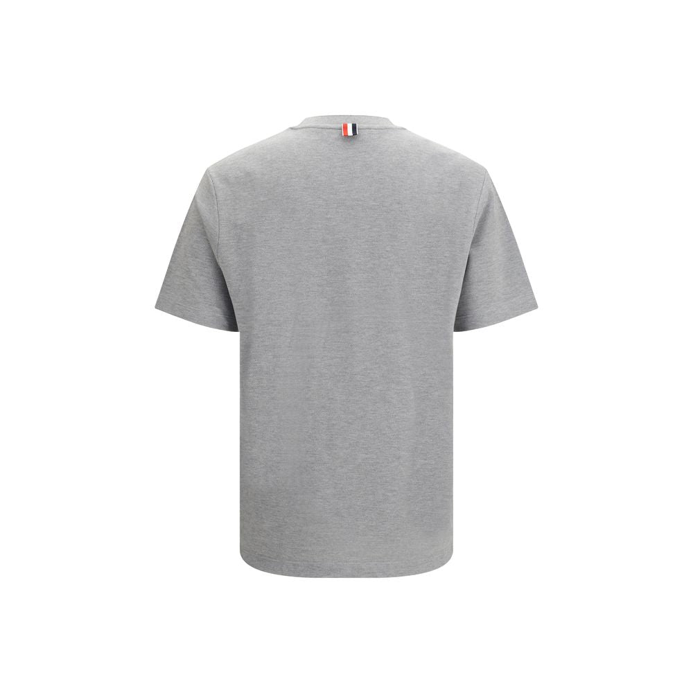 Thom Browne Gray Cotton T-Shirt