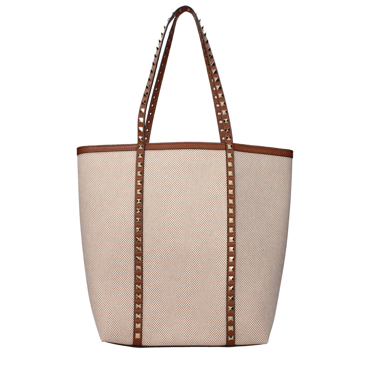 Valentino Garavani Beige Fabric Shoulder Bag