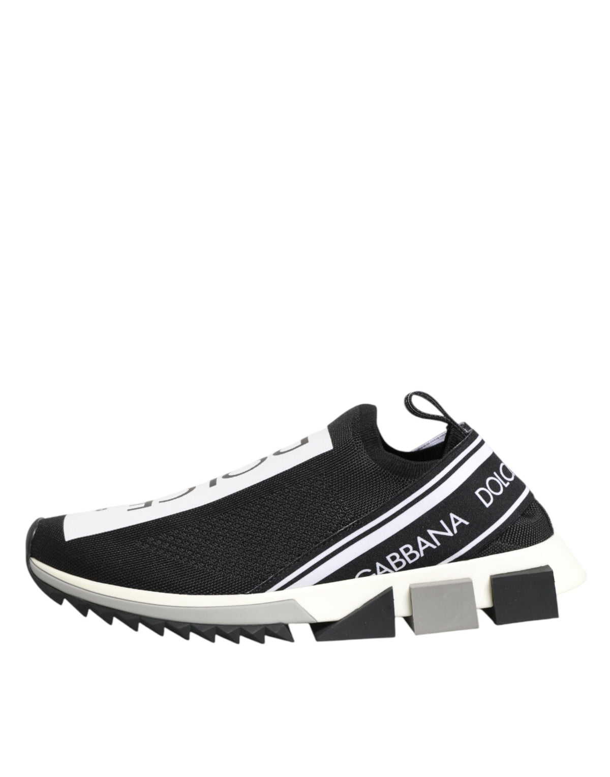 Dolce & Gabbana Black Slip On Sorrento Men Sneakers Shoes