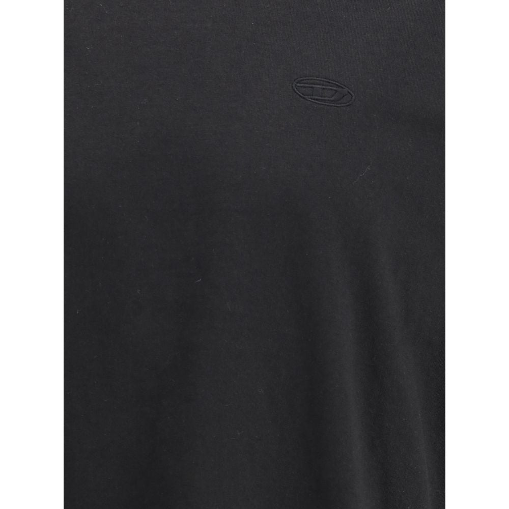 Diesel Black Cotton T-Shirt