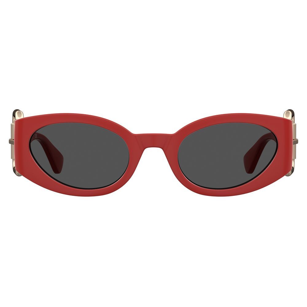 Moschino Red Resin Sunglasses