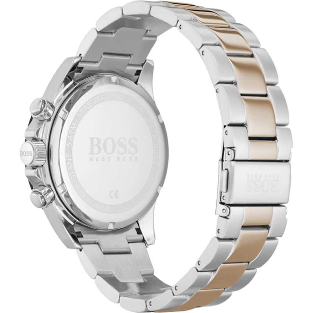 Hugo Boss Gray Stainless Steel Dress Watch