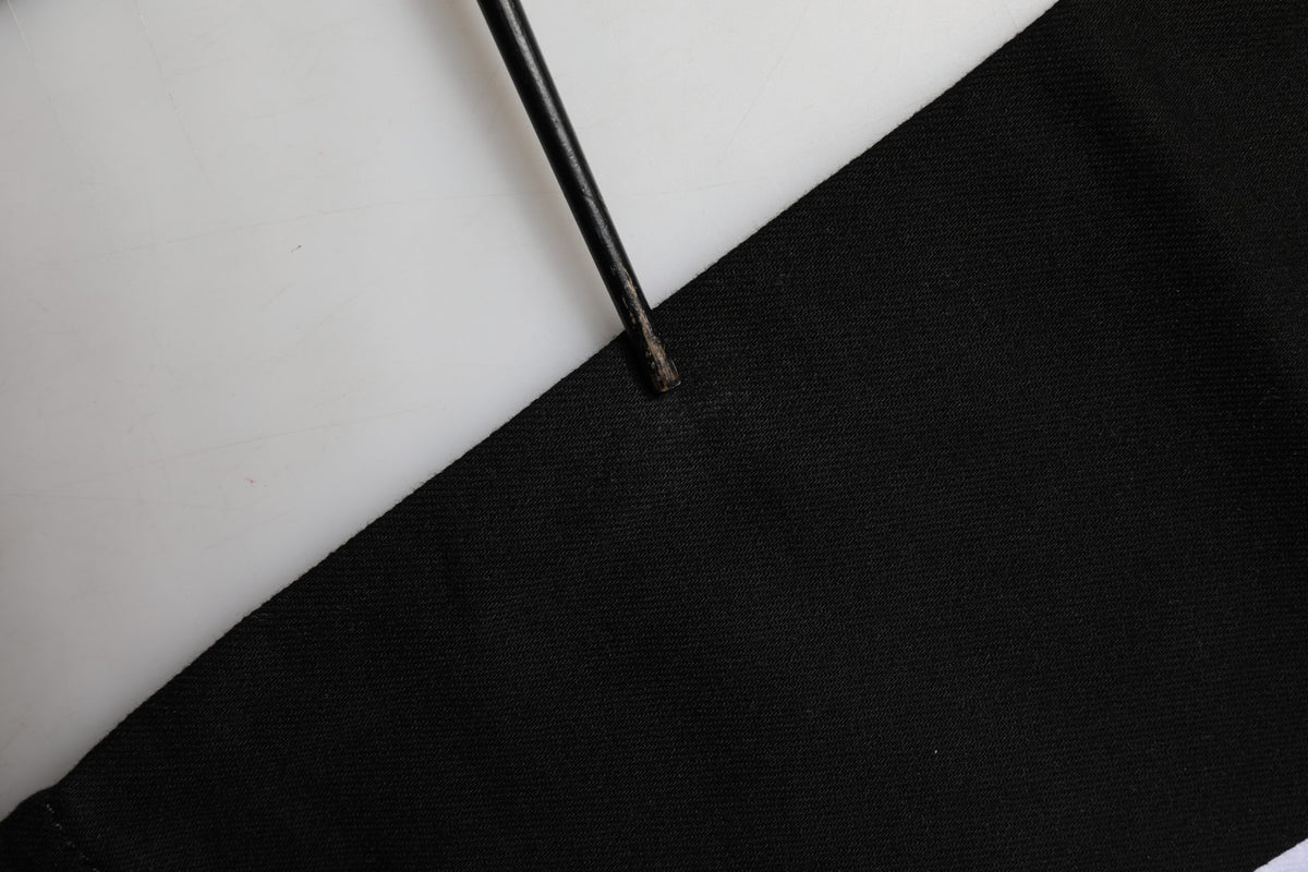 Dolce & Gabbana Black Cotton MidWaist Skinny Denim Logo Jeans