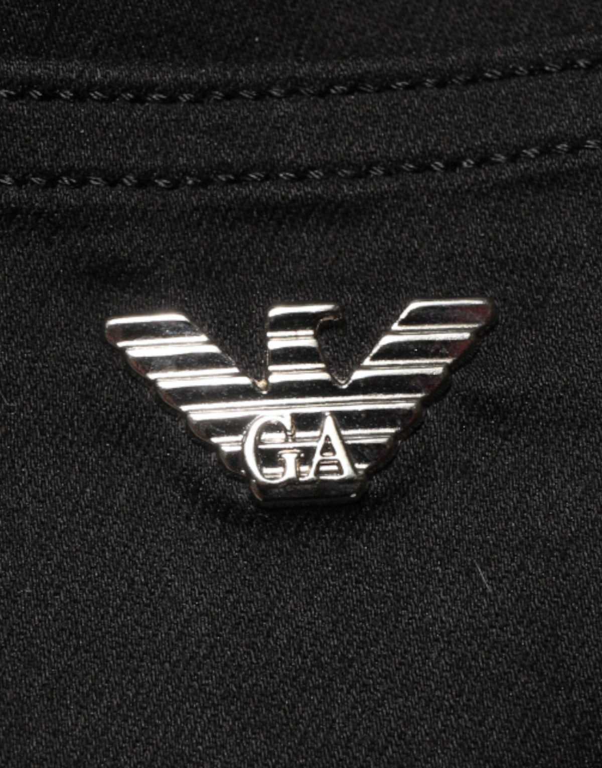 Armani Jeans Black Mid Waist Cotton Stretch Skinny Denim Jeans