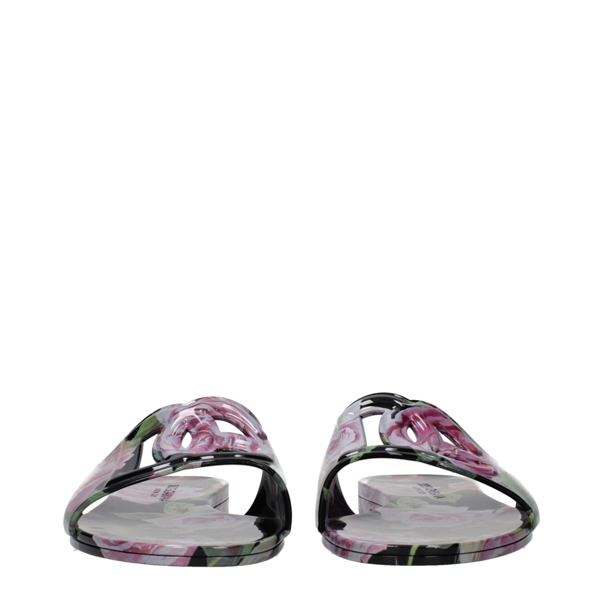 Dolce & Gabbana Black Cotton Slippers