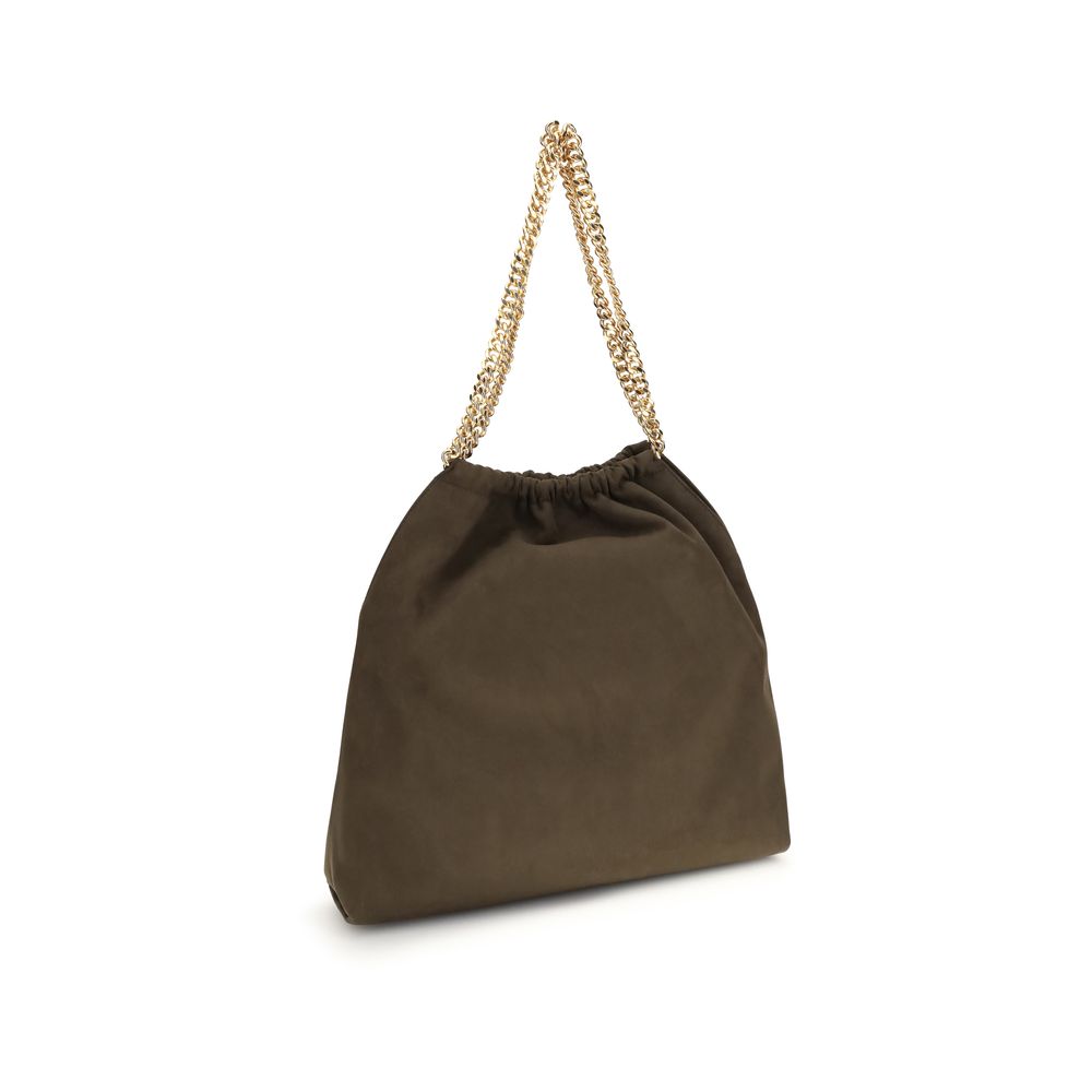 Stella McCartney Brown Polyester Shoulder Bag