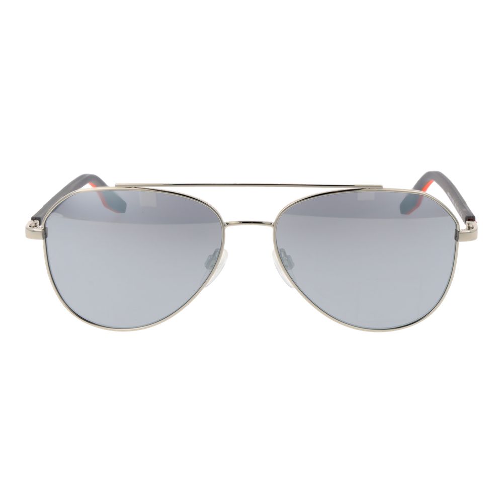 Converse Silver Rubber Sunglasses