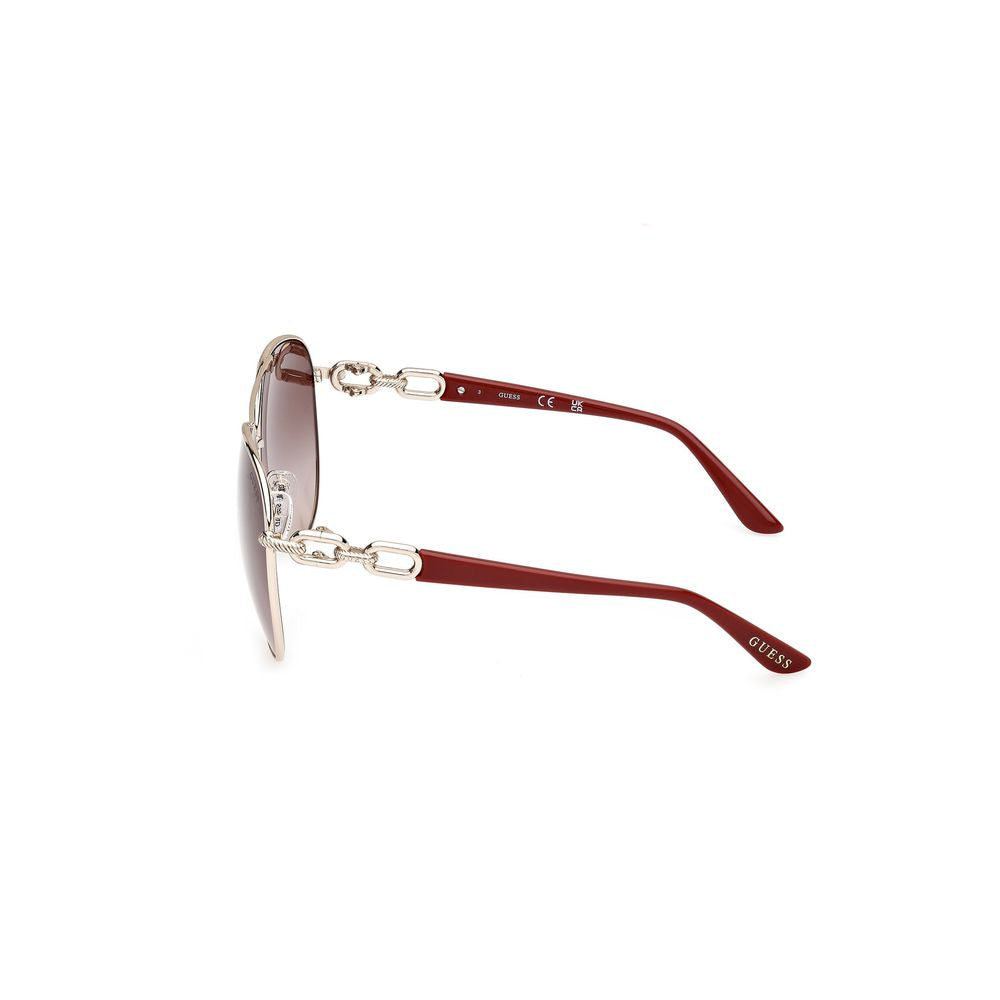 Guess Gold Metal Sunglasses