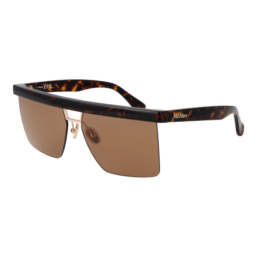 Max Mara Brown Plastic Sunglasses