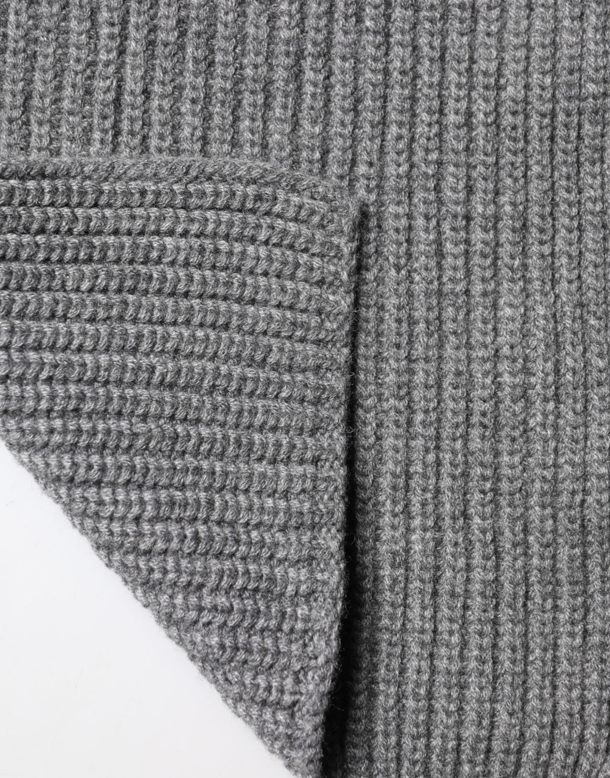 Dolce & Gabbana Gray Cashmere Knit Neck Wrap Shawl Scarf