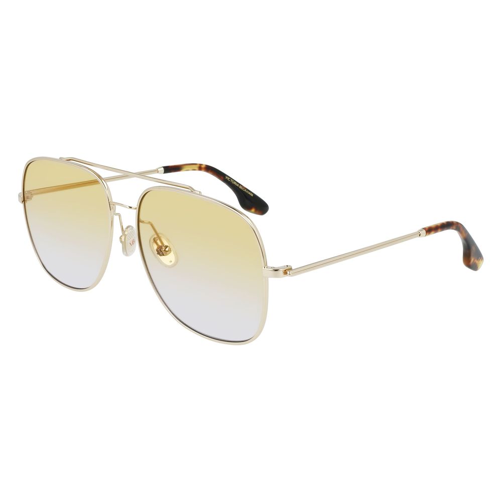 Victoria Beckham Gold Metal Sunglasses