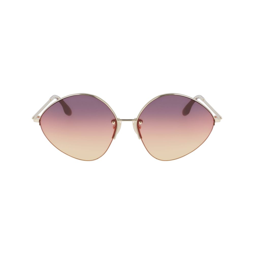 Victoria Beckham Gold Metal Sunglasses