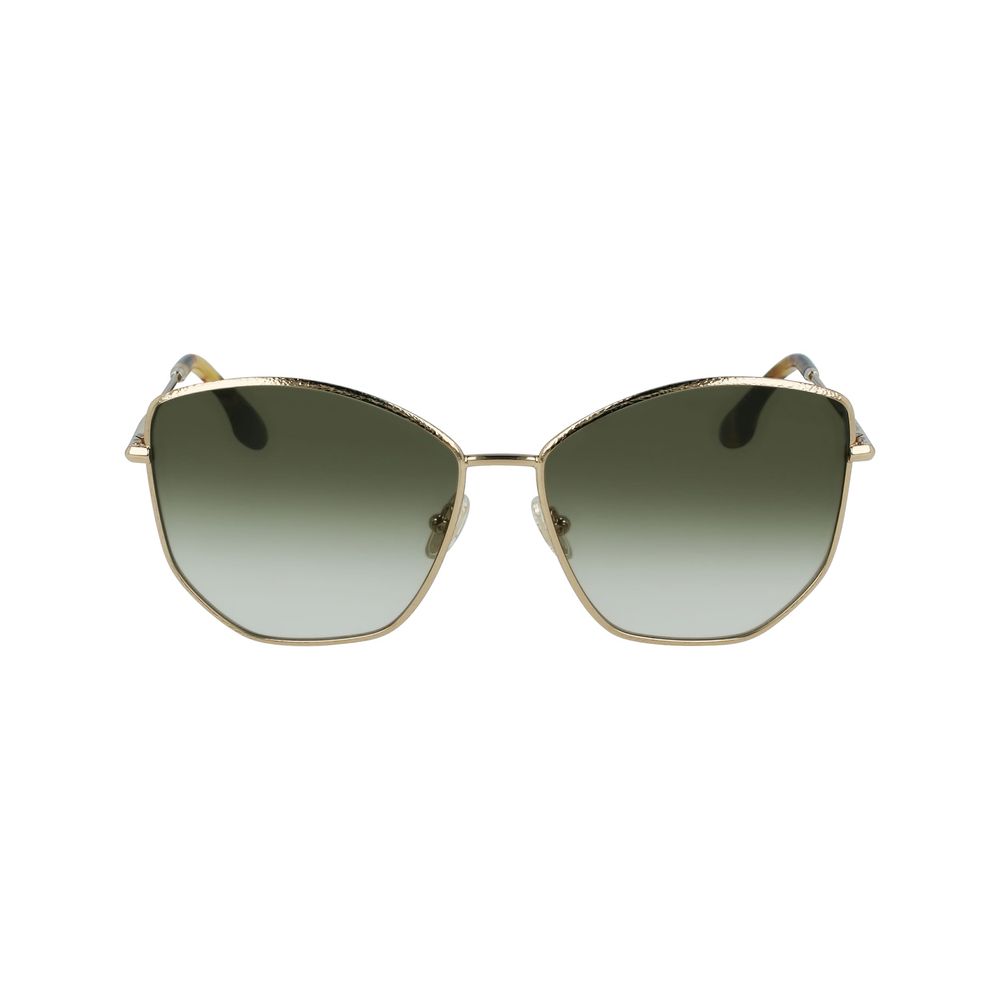 Victoria Beckham Gold Metal Sunglasses