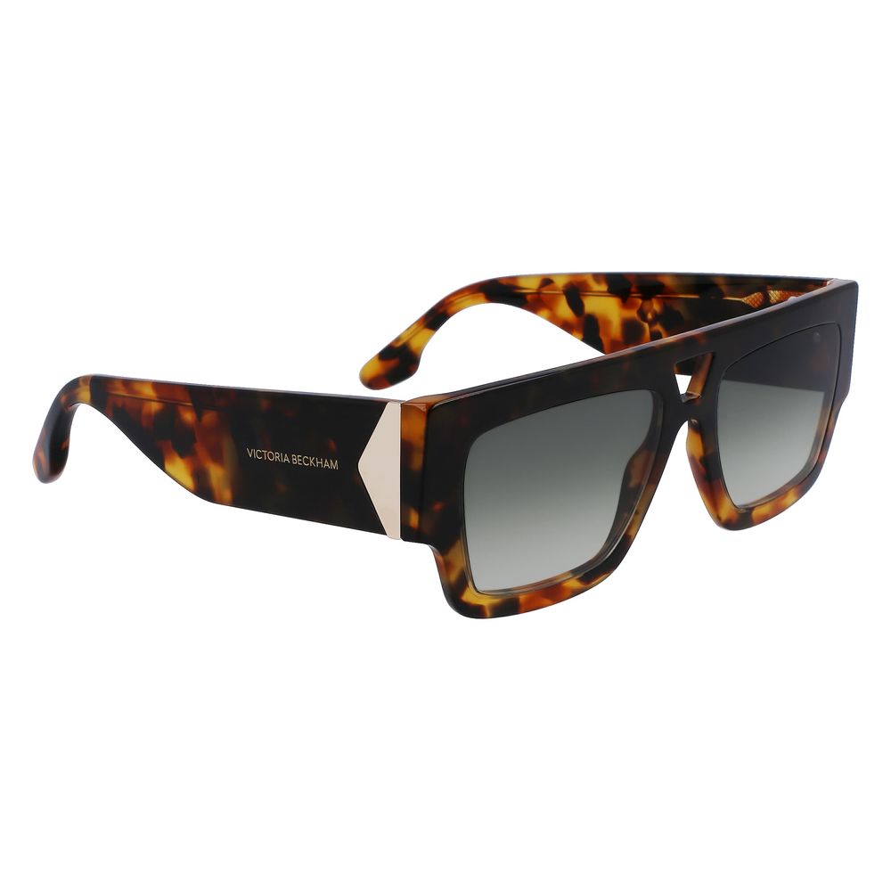 Victoria Beckham Brown Acetate Sunglasses