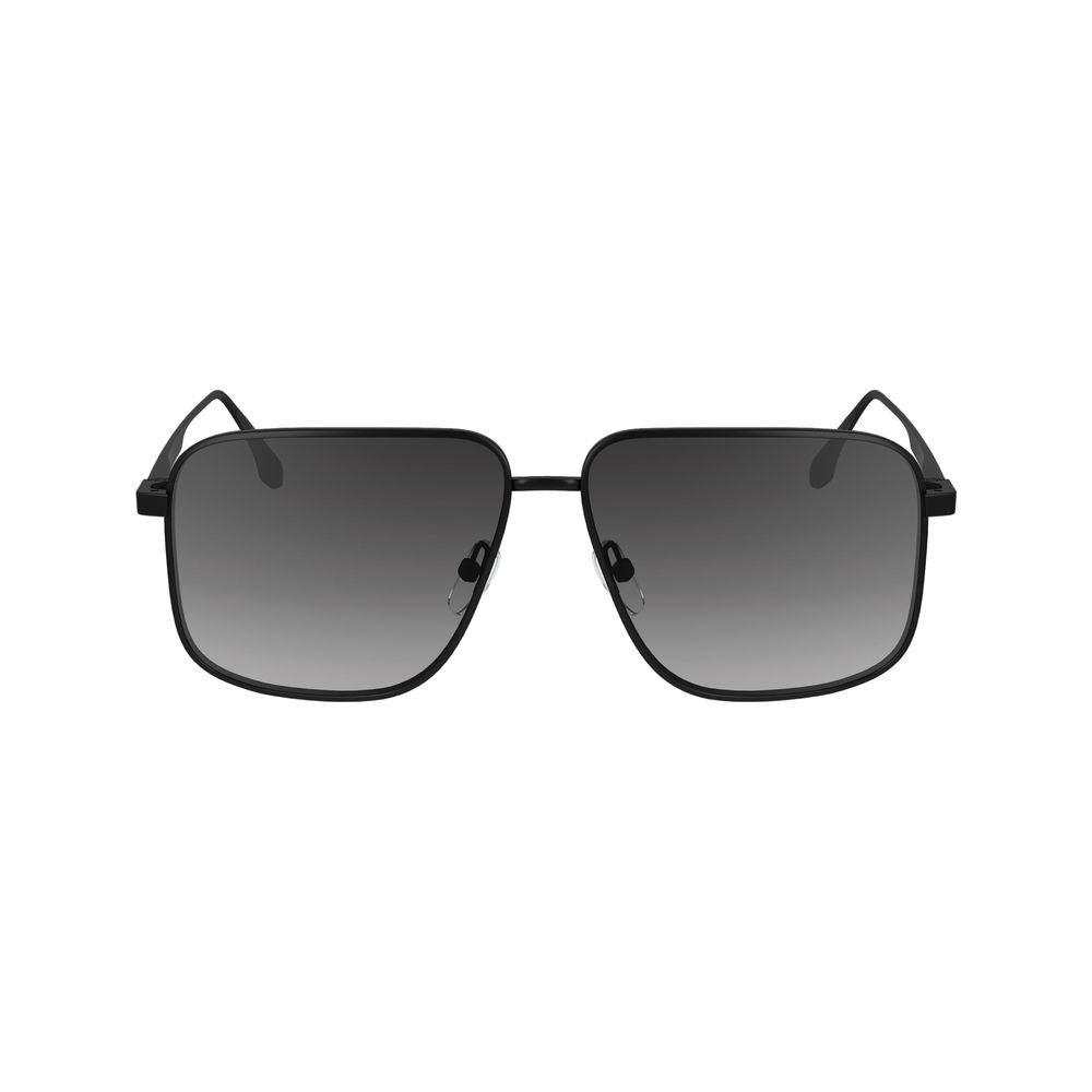 Victoria Beckham Black Metal Sunglasses