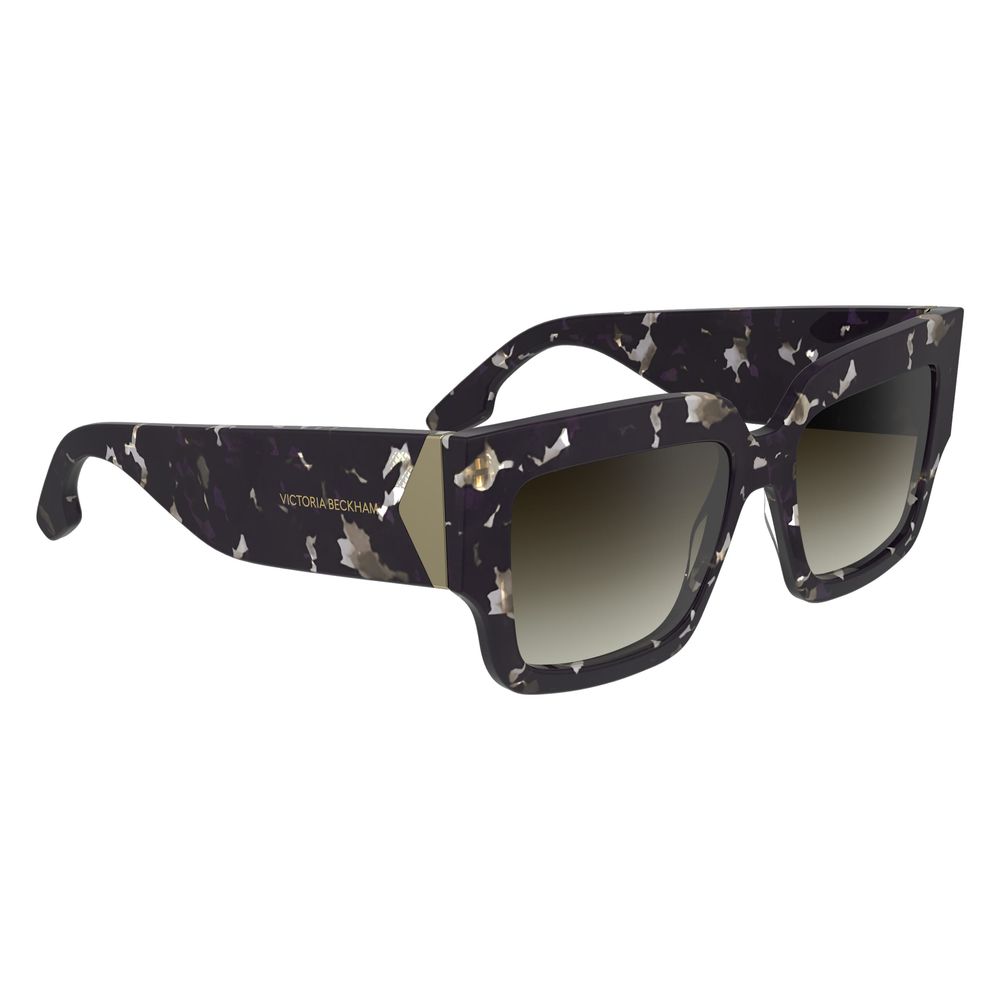 Victoria Beckham Black Acetate Sunglasses