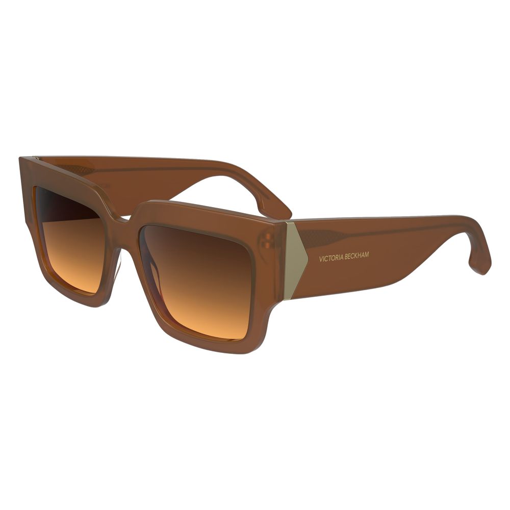 Victoria Beckham Brown Acetate Sunglasses