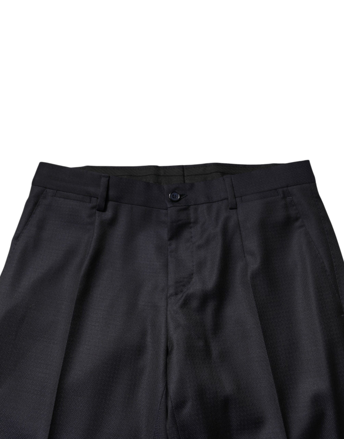 Dolce & Gabbana Black Wool Single Breasted Men 2 Piece Suit