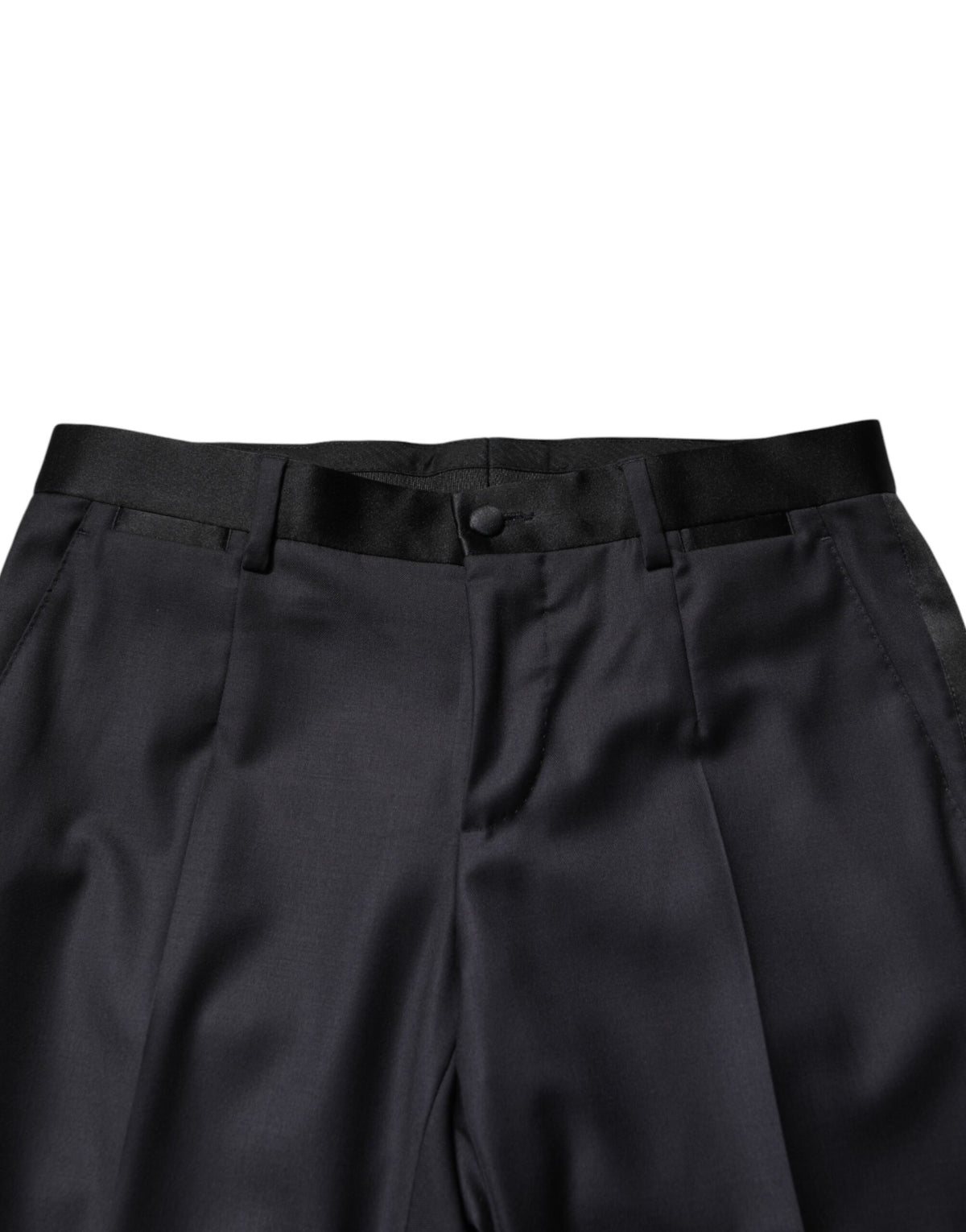 Dolce & Gabbana Black Wool Single Breasted 3 Piece Men Suit