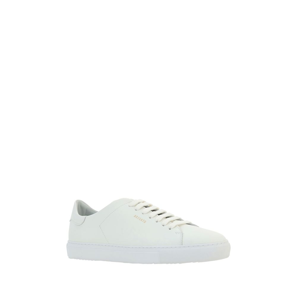 Axel Arigato White Calf Leather Bos Taurus Low Top Sneakers