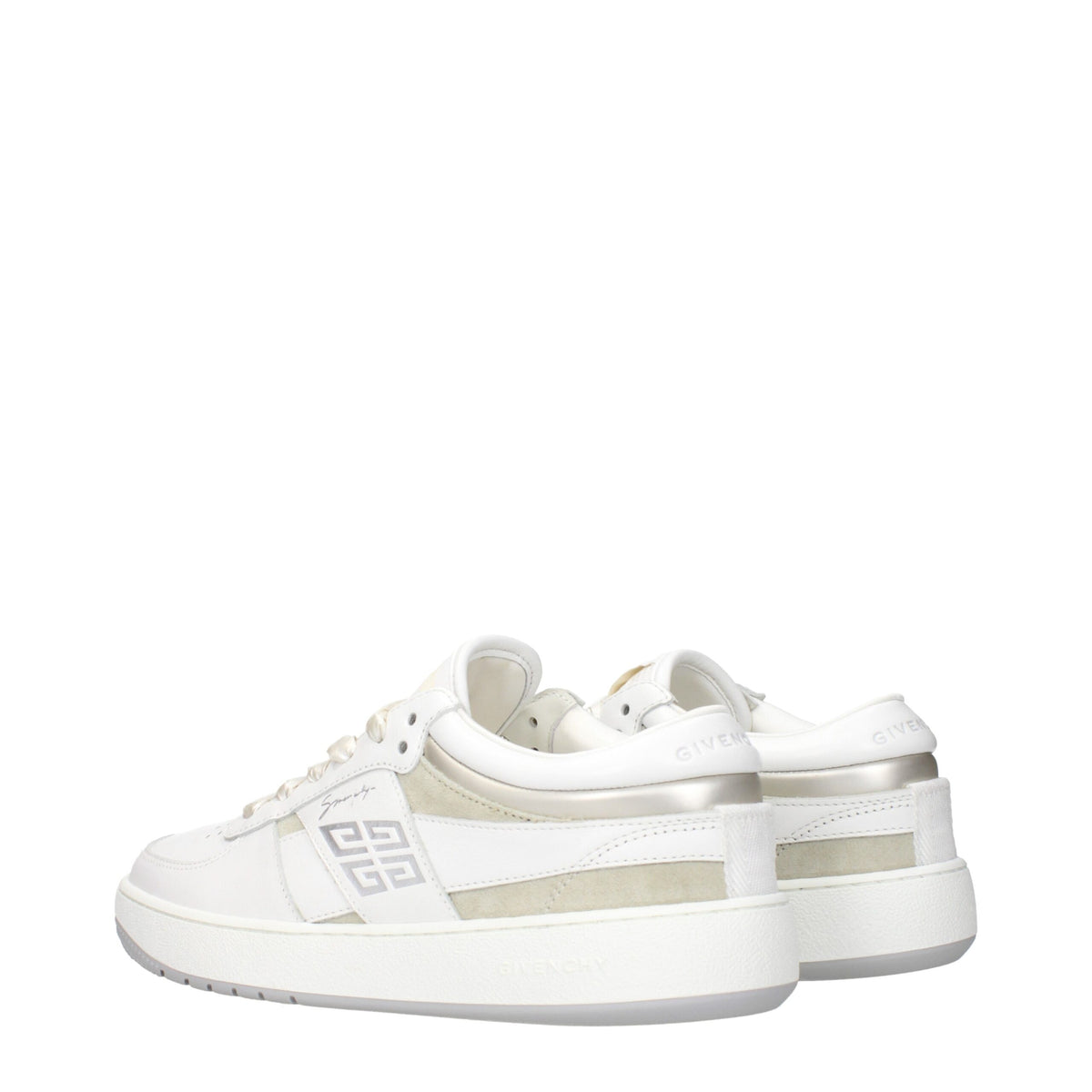 Givenchy White Leather Low Top Sneakers