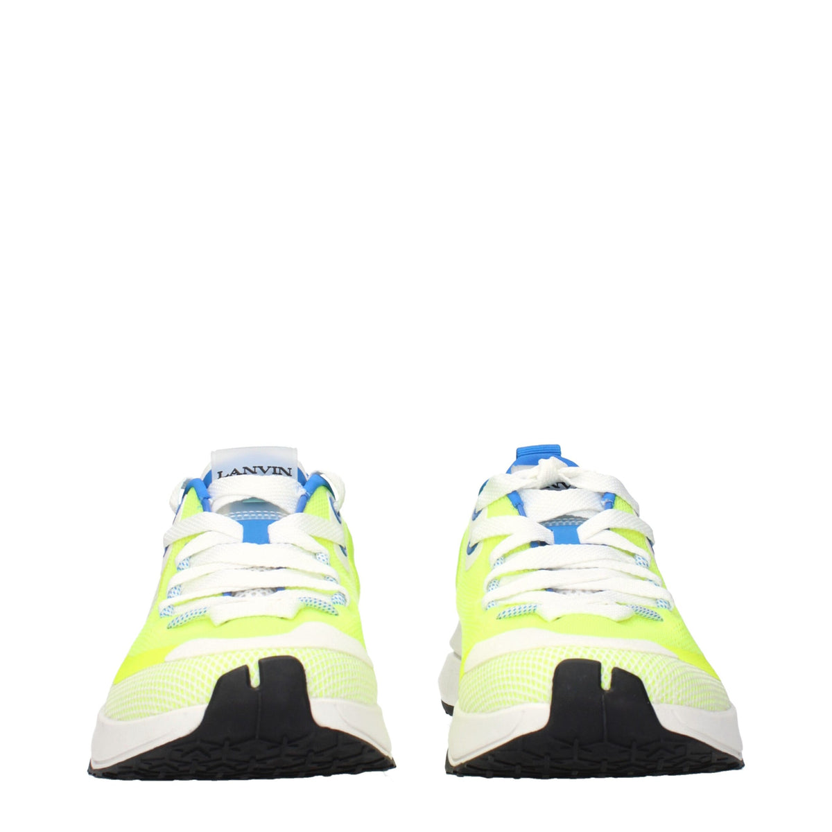 Lanvin Yellow Fabric Athletic Sneakers