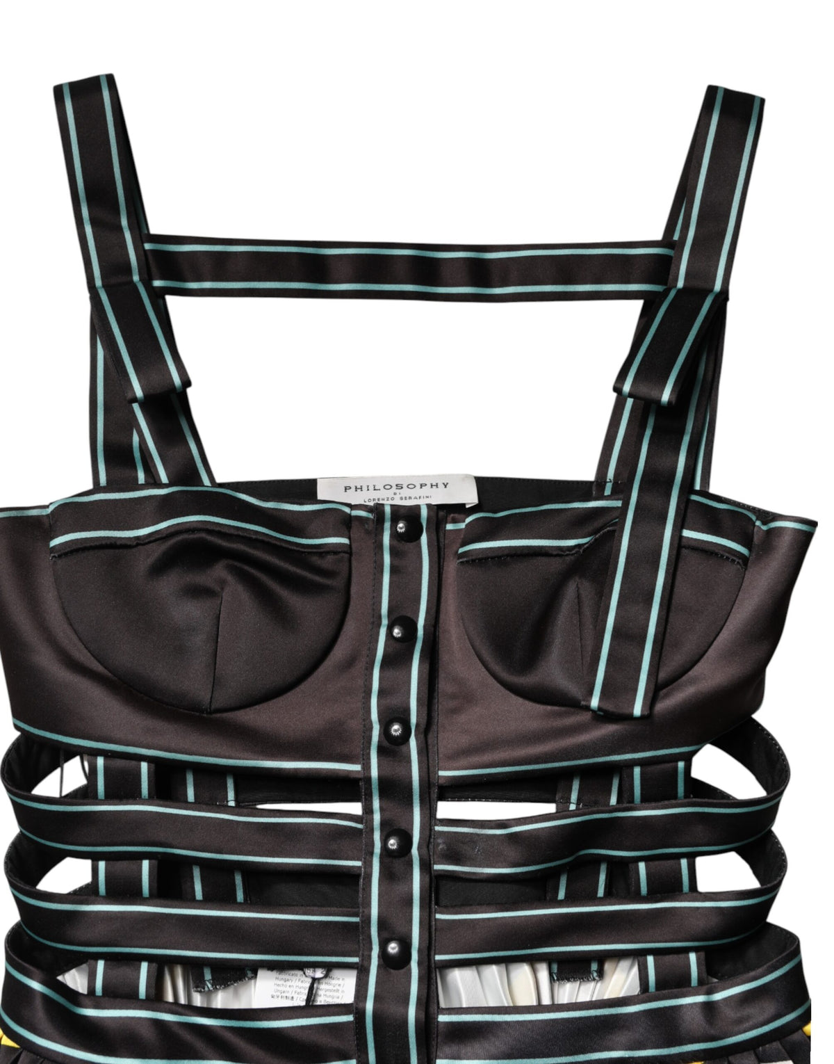 Philosophy di Lorenzo Serafini Multicolor Sleeveless A-line Dress