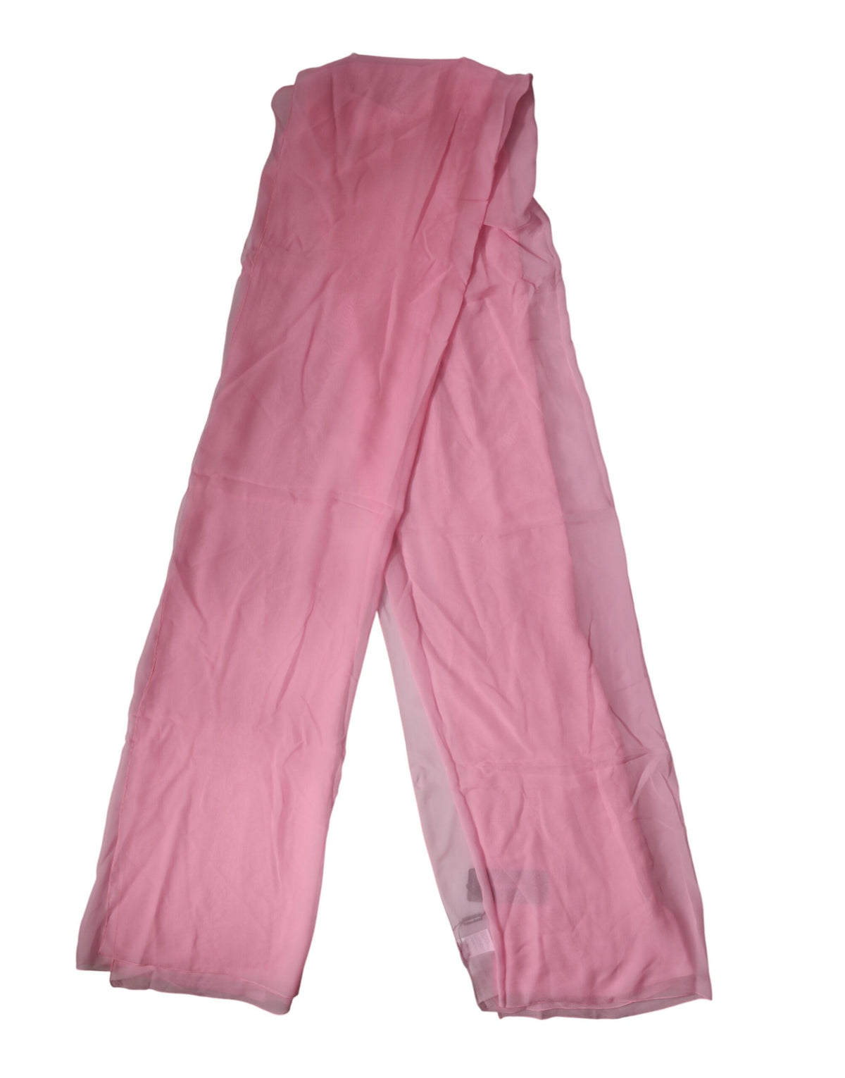 Dolce & Gabbana Pink Silk Sash Neck Wrap Shawl Men Scarf