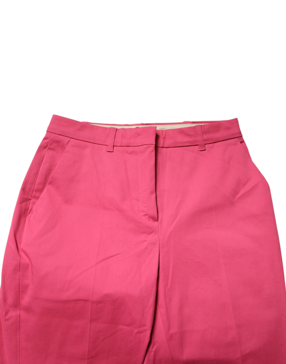 Max Mara Pink Skinny High Waist Chino Trouser Pants