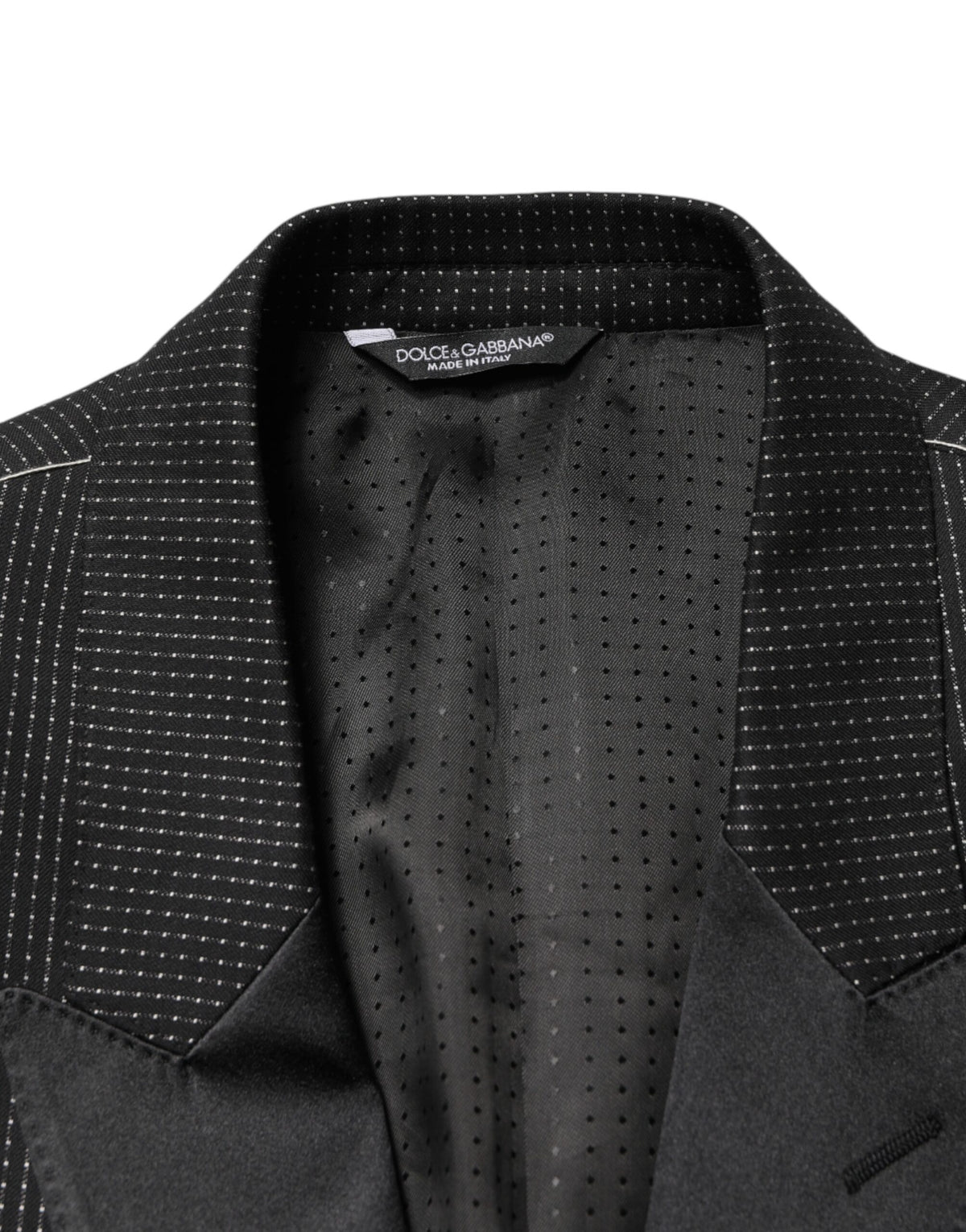 Dolce & Gabbana Black Fantasy Single Breasted Jacket Blazer