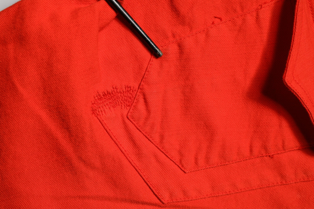 PLEIN SUD Red Mid Waist Skinny Cropped Trouser Jeans