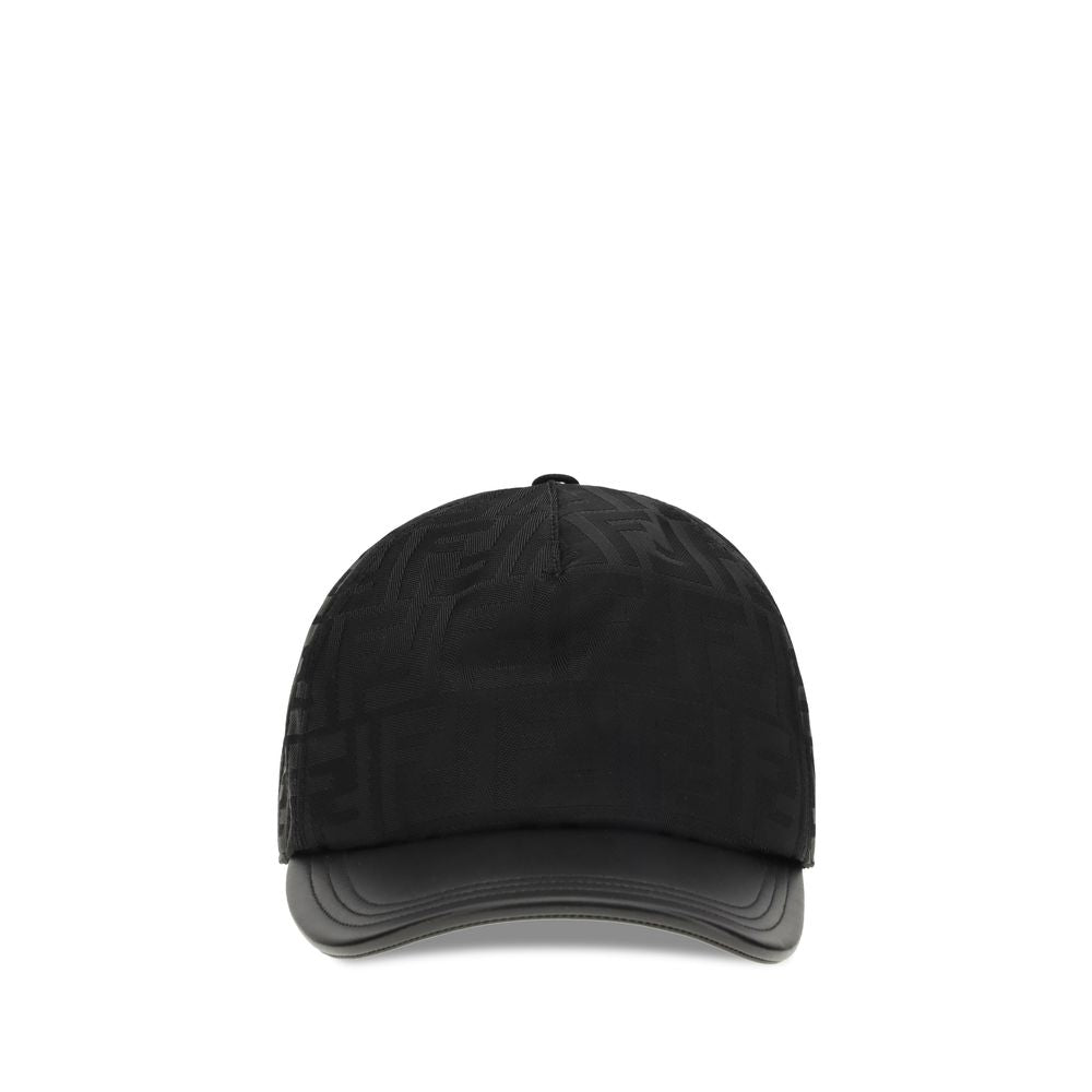 Fendi Black Polyamide Cap (Baseball Hat)