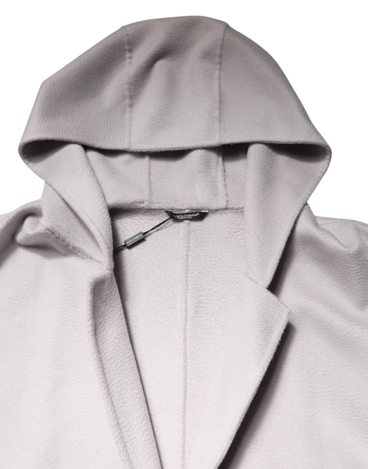 Dolce & Gabbana Off White Belted Long Trench Coat Men Jacket