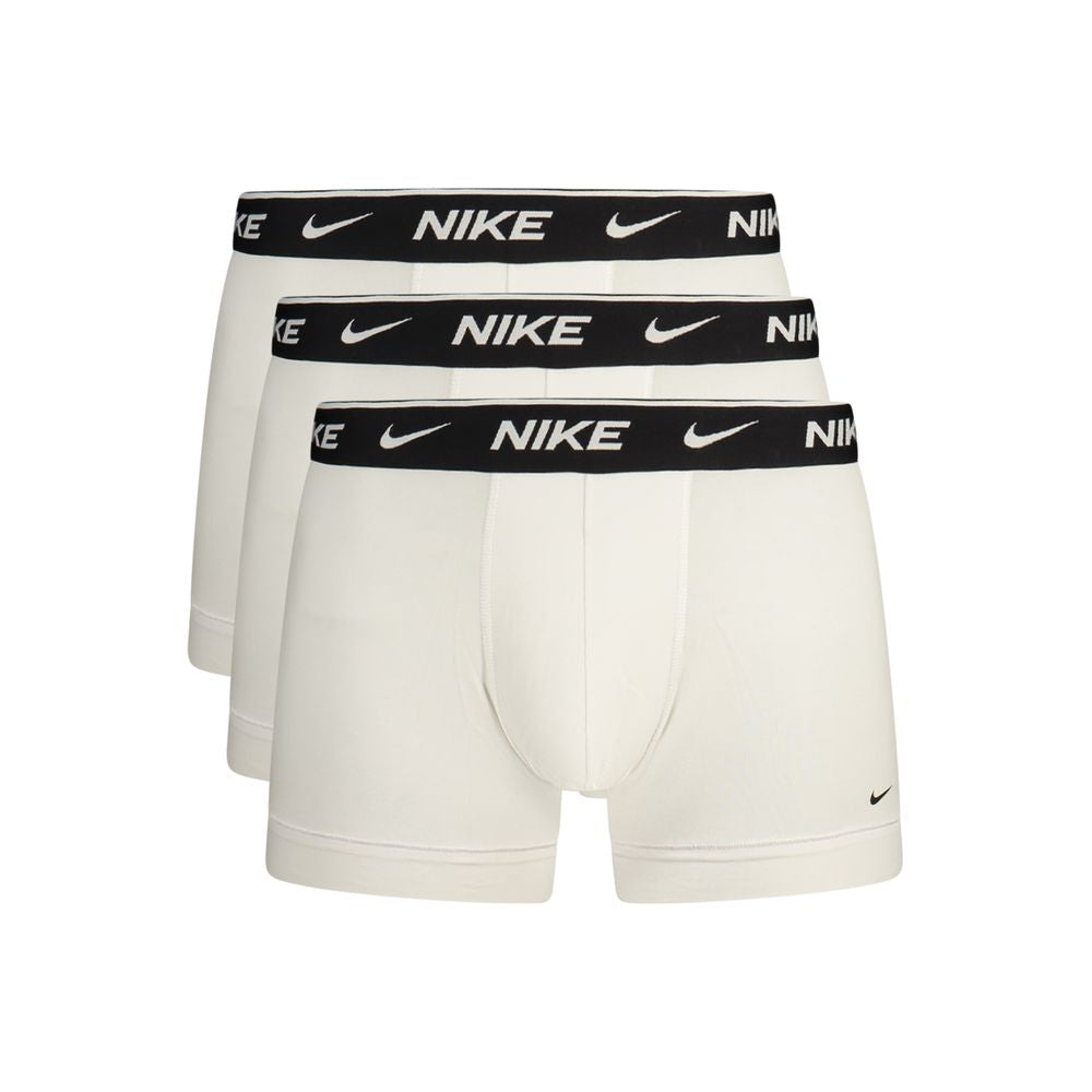Nike White Cotton Men's Boxer Short