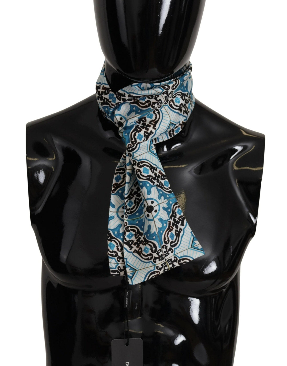 Dolce & Gabbana Majestic Silk Majolica Scarf