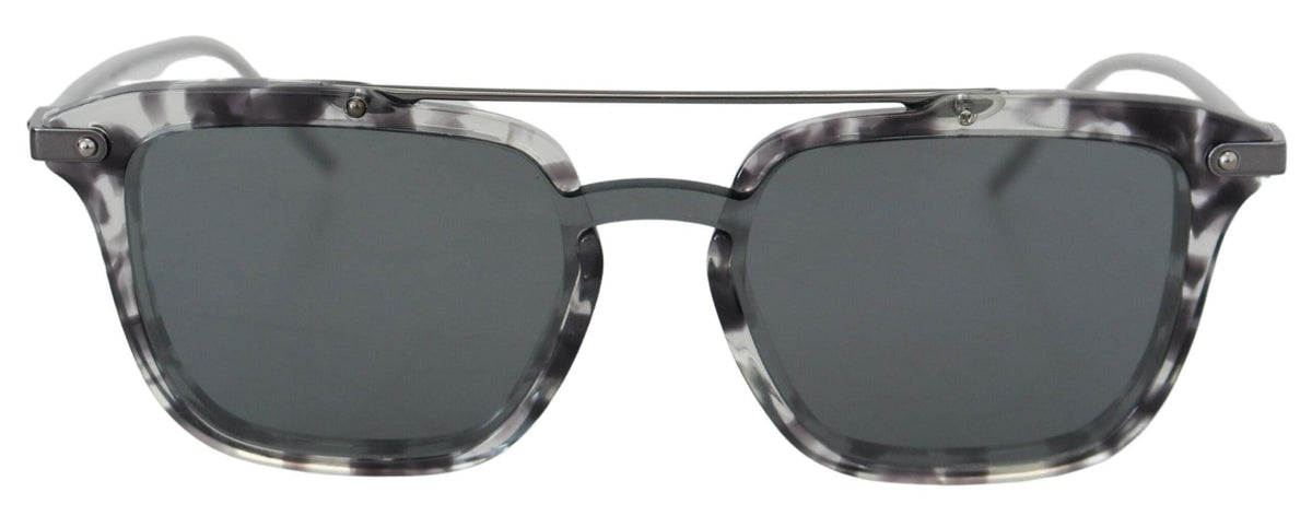 Superbes lunettes de soleil en acétate gris Dolce &amp; Gabbana