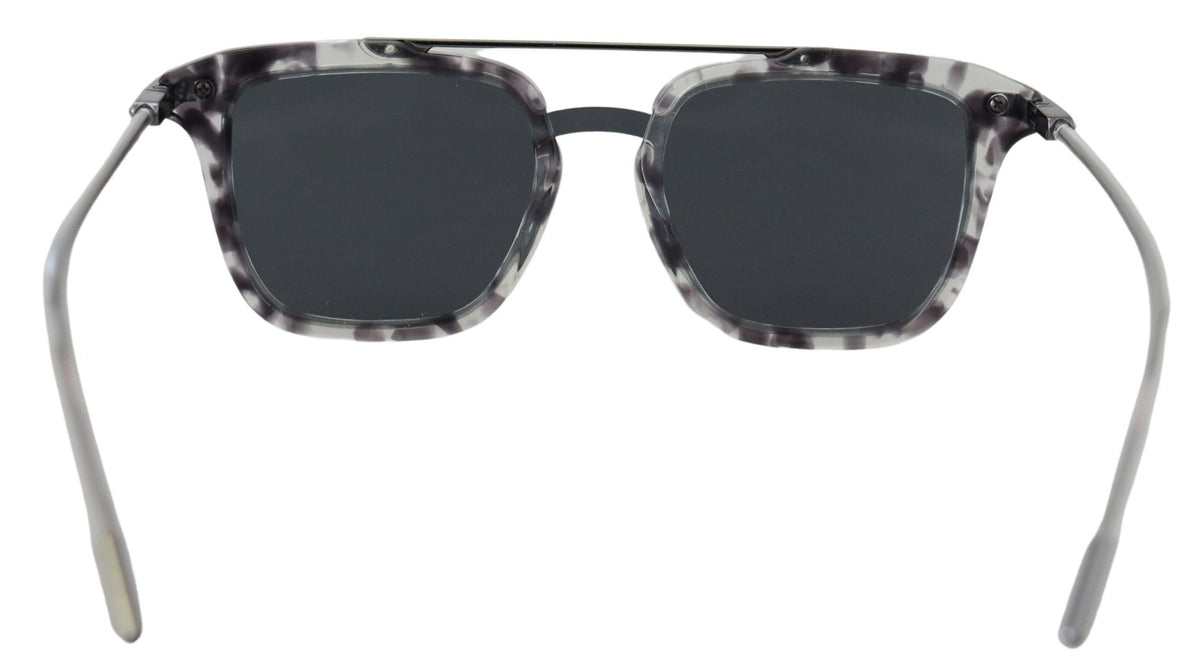 Superbes lunettes de soleil en acétate gris Dolce &amp; Gabbana