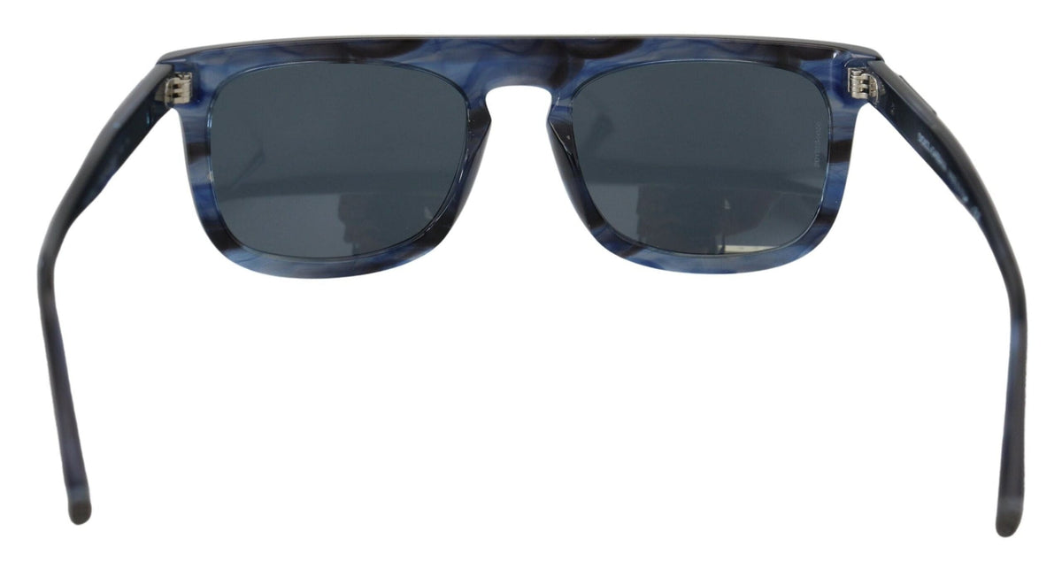 Gafas de sol elegantes de acetato azul de Dolce &amp; Gabbana