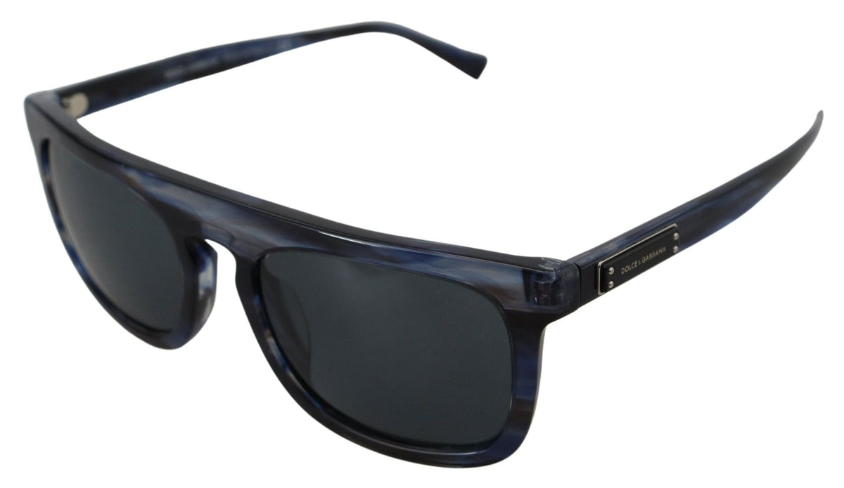 Gafas de sol elegantes de acetato azul Dolce &amp; Gabbana para mujer