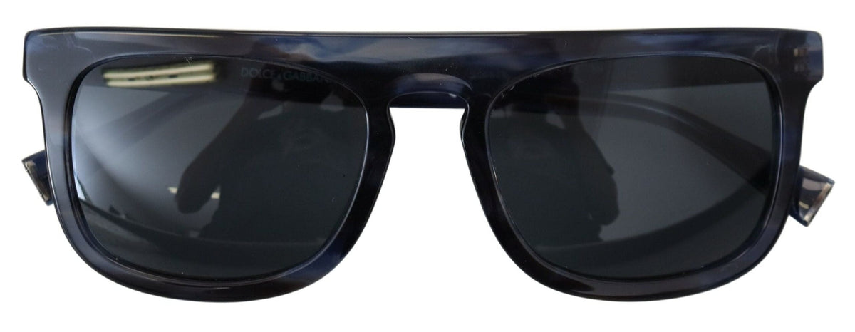 Gafas de sol elegantes de acetato azul Dolce &amp; Gabbana para mujer