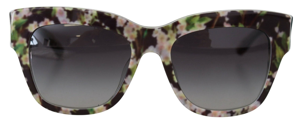 Lunettes de soleil élégantes noires multicolores dégradées Dolce &amp; Gabbana