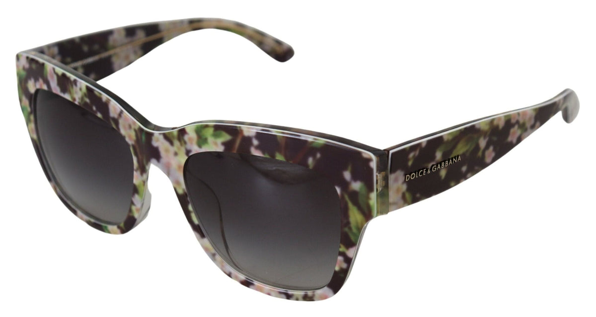 Lunettes de soleil élégantes noires multicolores dégradées Dolce &amp; Gabbana