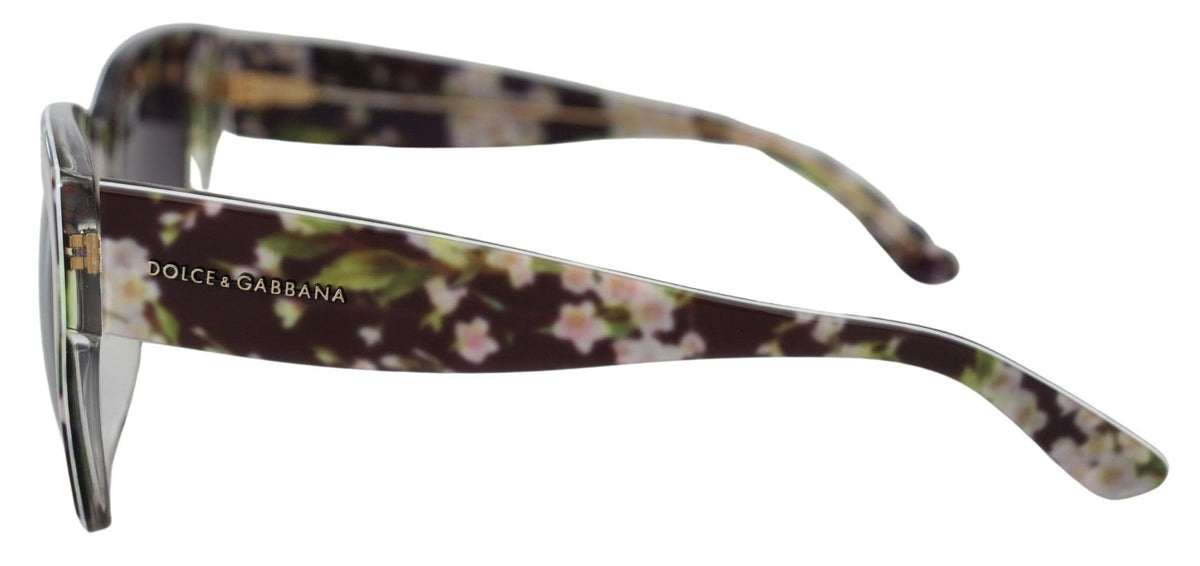 Lunettes de soleil élégantes noires multicolores dégradées Dolce &amp; Gabbana